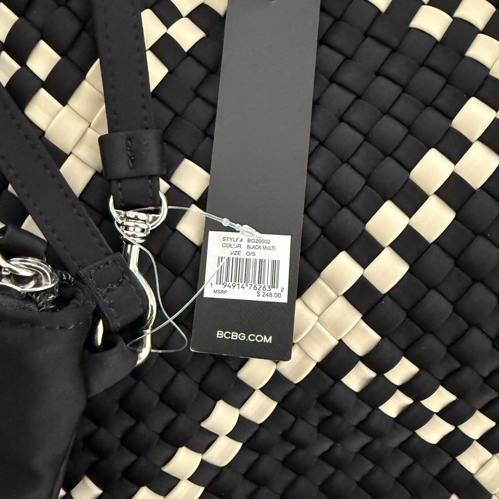 BCBG Woven Tote - Picture 7 of 7